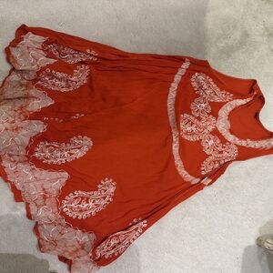 Orange fairy dye dress